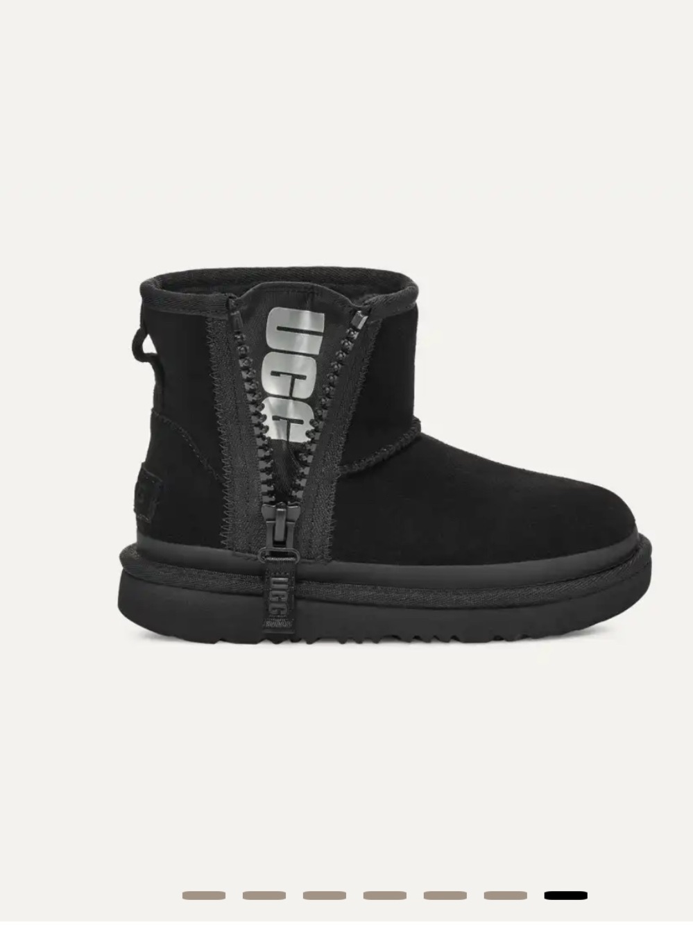 UGG KIDS Classic Mini Zipper Tape Logo